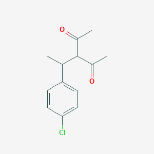 3-[1-(4-chlorophenyl)ethyl]pentane-2,4-dione