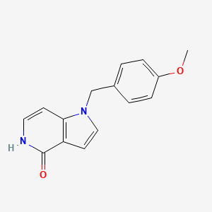 molecular formula C15H14N2O2 B1423235 1-PMB-4-羟基-5氮杂吲哚 CAS No. 1082041-99-3