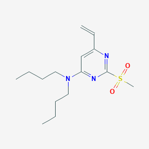 N,N-Dibutyl-6-ethenyl-2-(methanesulfonyl)pyrimidin-4-amine