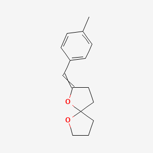 2-[(4-Methylphenyl)methylidene]-1,6-dioxaspiro[4.4]nonane