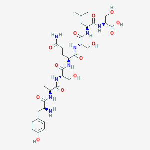 L-Serine, L-tyrosyl-L-alanyl-L-seryl-L-glutaminyl-L-seryl-L-leucyl-