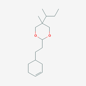 5-(Butan-2-yl)-2-[2-(cyclohex-3-en-1-yl)ethyl]-5-methyl-1,3-dioxane