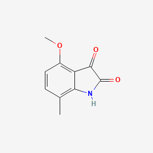 molecular formula C10H9NO3 B1423243 7-Methyl-4-methoxy isatin CAS No. 1082041-40-4