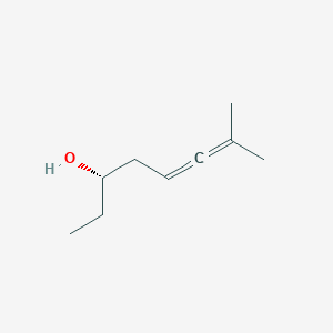 molecular formula C9H16O B14232436 (3S)-7-Methylocta-5,6-dien-3-ol CAS No. 821782-74-5