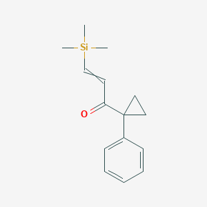 1-(1-Phenylcyclopropyl)-3-(trimethylsilyl)prop-2-en-1-one