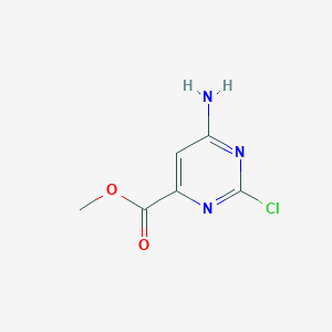 molecular formula C6H6ClN3O2 B1423250 Methyl 6-amino-2-chloropyrimidine-4-carboxylate CAS No. 944129-00-4