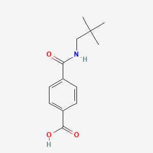 molecular formula C13H17NO3 B1423261 4-[(2,2-Dimethylpropyl)carbamoyl]benzoic acid CAS No. 1304943-12-1