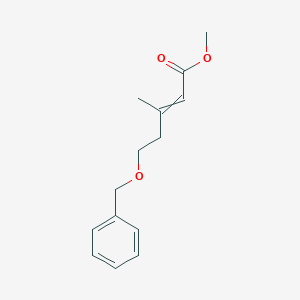 Methyl 5-(benzyloxy)-3-methylpent-2-enoate