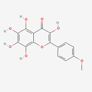 4H-1-Benzopyran-4-one, 3,5,6,7,8-pentahydroxy-2-(4-methoxyphenyl)-