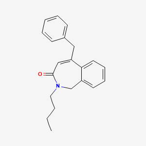 3H-2-Benzazepin-3-one, 2-butyl-1,2-dihydro-5-(phenylmethyl)-