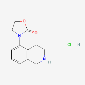 3-(1,2,3,4-Tetrahydroisoquinolin-5-yl)-1,3-oxazolidin-2-one hydrochloride