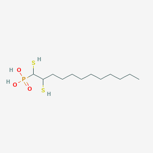 [1,2-Bis(sulfanyl)dodecyl]phosphonic acid