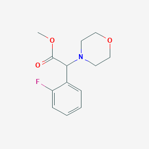 Methyl 2-(2-fluorophenyl)-2-(morpholin-4-yl)acetate