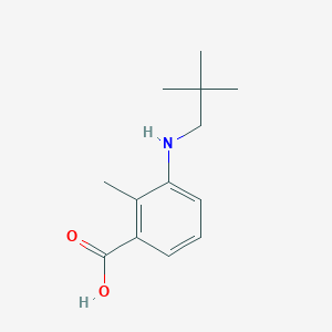 molecular formula C13H19NO2 B1423282 3-[(2,2-Dimethylpropyl)amino]-2-methylbenzoic acid CAS No. 1249691-27-7