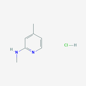 molecular formula C7H11ClN2 B1423291 N,4-二甲基吡啶-2-胺盐酸盐 CAS No. 1354960-21-6