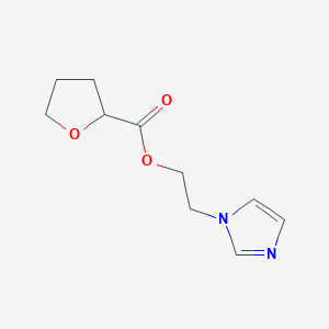 2-(1H-Imidazol-1-yl)ethyl oxolane-2-carboxylate