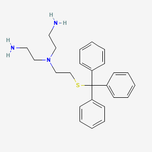 N~1~-(2-Aminoethyl)-N~1~-{2-[(triphenylmethyl)sulfanyl]ethyl}ethane-1,2-diamine