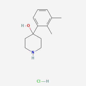 molecular formula C13H20ClNO B1423301 盐酸 4-(2,3-二甲苯基)哌啶-4-醇 CAS No. 1354960-07-8
