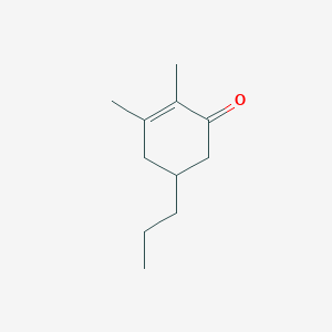 2-Cyclohexen-1-one, 2,3-dimethyl-5-propyl-