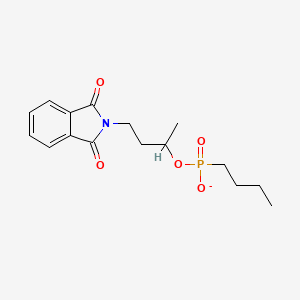 4-(1,3-Dioxo-1,3-dihydro-2H-isoindol-2-yl)butan-2-yl butylphosphonate