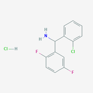 molecular formula C13H11Cl2F2N B1423305 (2-氯苯基)(2,5-二氟苯基)甲胺盐酸盐 CAS No. 1354960-28-3