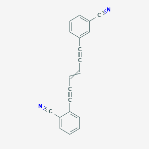 2-[6-(3-Cyanophenyl)hex-3-ene-1,5-diyn-1-yl]benzonitrile