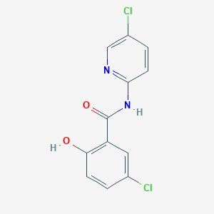 5-Chloro-N-(5-chloropyridin-2-yl)-2-hydroxybenzamide