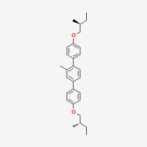 2-methyl-1,4-bis[4-[(2S)-2-methylbutoxy]phenyl]benzene