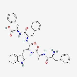 D-Phenylalanyl-D-alanyl-D-tryptophyl-D-phenylalanyl-D-phenylalanine