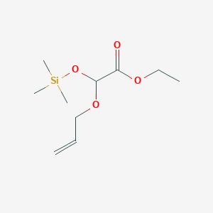 Acetic acid, (2-propenyloxy)[(trimethylsilyl)oxy]-, ethyl ester