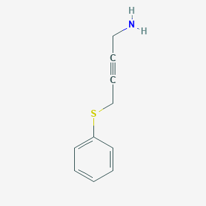 4-(Phenylsulfanyl)but-2-YN-1-amine