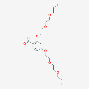 2,4-Bis{2-[2-(2-iodoethoxy)ethoxy]ethoxy}benzaldehyde