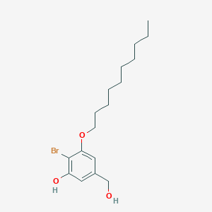 2-Bromo-3-(decyloxy)-5-(hydroxymethyl)phenol