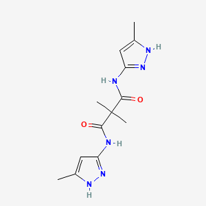 Propanediamide, 2,2-dimethyl-N,N'-bis(5-methyl-1H-pyrazol-3-yl)-