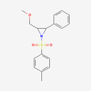 2-(Methoxymethyl)-1-(4-methylbenzene-1-sulfonyl)-3-phenylaziridine