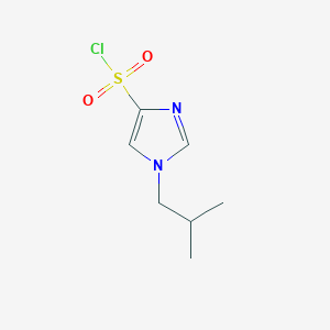 B1423321 1-(2-methylpropyl)-1H-imidazole-4-sulfonyl chloride CAS No. 1339876-92-4