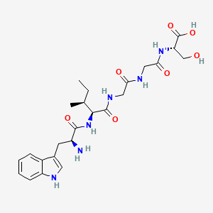 L-Tryptophyl-L-isoleucylglycylglycyl-L-serine