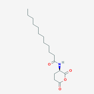 N-[(3R)-2,6-Dioxooxan-3-yl]dodecanamide