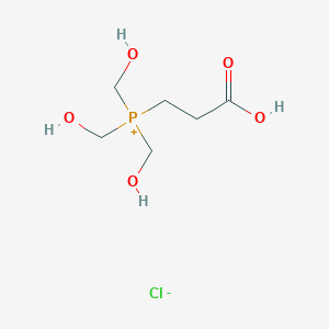 (2-Carboxyethyl)[tris(hydroxymethyl)]phosphanium chloride