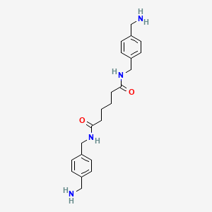 N~1~,N~6~-Bis{[4-(aminomethyl)phenyl]methyl}hexanediamide