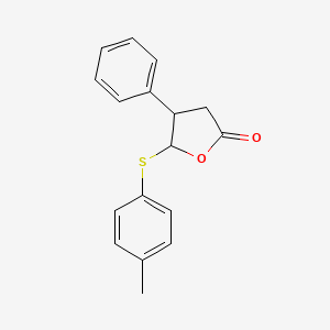 5-[(4-Methylphenyl)sulfanyl]-4-phenyloxolan-2-one