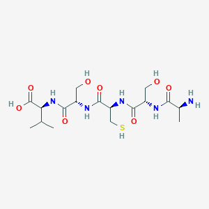 L-Alanyl-L-seryl-L-cysteinyl-L-seryl-L-valine