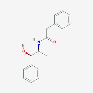 N-[(1R,2S)-1-hydroxy-1-phenylpropan-2-yl]-2-phenylacetamide