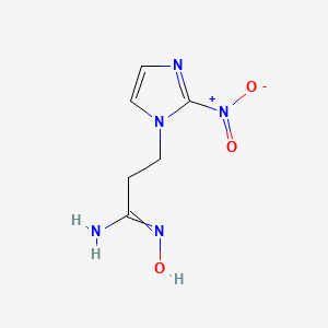 N'-Hydroxy-3-(2-nitro-1H-imidazol-1-yl)propanimidamide