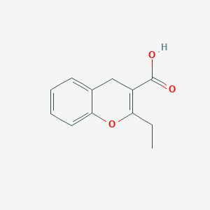 molecular formula C12H12O3 B1423342 2-ethyl-4H-chromene-3-carboxylic acid CAS No. 1354949-38-4