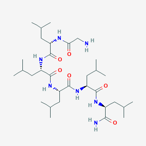 Glycyl-L-leucyl-L-leucyl-L-leucyl-L-leucyl-L-leucinamide