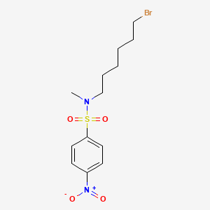 N-(6-Bromohexyl)-N-methyl-4-nitrobenzene-1-sulfonamide