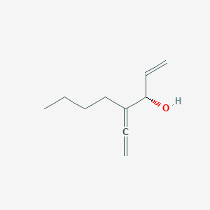 molecular formula C10H16O B14233541 (3S)-4-Ethenylideneoct-1-EN-3-OL CAS No. 651020-70-1