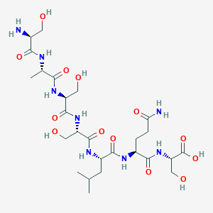 L-Seryl-L-alanyl-L-seryl-L-seryl-L-leucyl-L-glutaminyl-L-serine