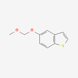 molecular formula C10H10O2S B14233559 5-(Methoxymethoxy)-1-benzothiophene CAS No. 402714-35-6